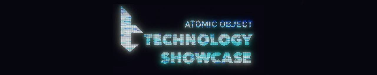 Atomic Object Technology Showcase LED style logo